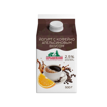 Йогурт с наполнителем «Кофе-апельсин»